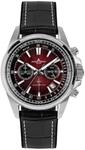 JACQUES LEMANS Herrenuhr Chronograph Liverpool Schwarz/Rot 1-2117ZP