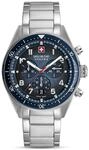 Swiss Military Hanowa Greyhound Chrono Herrenuhr &Oslash; 43 mm mit Lederband oder