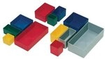 la_ka_pe E63-3 Einsatzkasten blau L108xB108xH63mm f&uuml;r Sortimentsk&auml;sten PS 25...