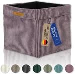 Lycce Kallax Box aus trendigem Cordstoff | Aufbewahrungskorb f&uuml;r Kallax Regal 