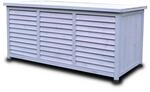 Holz Aufbewahrungsbox Gartenkiste Gartenm&ouml;bel | 1300x640x600mm | Rijoka