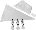Zenker 9918350 Set mit 20 Spritzbeuteln und 3 T&uuml;llen aus Kunststoff und 6 T&uuml;llen