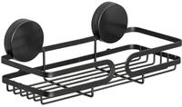 WENKO Static-Loc&reg; Plus Wandablage Pavia Schwarz, Badezimmerregal, Befestigen...