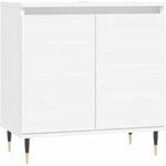 vidaXL Badezimmerschrank, Waschbeckenunterschrank mit viel Stauraum, Badschrank...