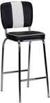 FineBuy Barhocker American Diner 50er Jahre Retro Barstuhl, Sitzfl&auml;che mit