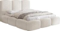 WFL GROUP Polsterbett 200x200 mit Bettkasten & Metall-Lattenrost &ndash;...