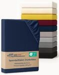 AM Qualit&auml;tsmatratzen Premium Spannbettlaken 150x210cm Baumwolle (200gsm) in