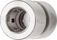 GEKA plus-Schlauchst&uuml;ck "Stecksystem", 3/4" - 19mm MS Ni Wasserstopp , 46.0743
