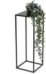 DanDiBo Blumenhocker Metall Schwarz Eckig 50-70 cm Blumenst&auml;nder Beistelltisch...