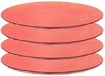 Koziol PLATE L Flacher Teller 4er Set nature coral, 5005704, Naturkoral