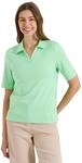 Cecil Kurzarm Poloshirt in Unifarbe Juicy Lime L