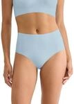 Sloggi Damen Unterhose Zero Feel 2.0 High Waist, XS, Light Blue