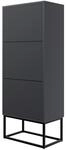 Selsey Schuhschrank Schuhregal 50 cm 3 Klappen Schuh Schrank 12 Paar Schuhe