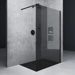 Mai & Mai Duschwand f&uuml;r Dusche Duschabtrennung 120x200cm Walk-In Schwarz