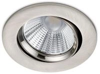 Trio Leuchten LED Einbauleuchten Pamir 650510107, Metall Nickel matt, inkl. 5,5 Watt