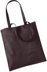 Westford Mill W101 Bag for Life - Lange Griffe - Schokolade