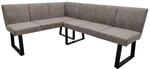 HTI living Eckbank 152 x 192 cm Vemal kurzer Schenkel Links Sitzbank Polsterbank