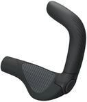 Ergon GP5 EVO Fahrradgriffe mit eingebauten Lenkerenden, Schwarz, Gr&ouml;&szlig;e L