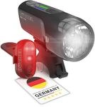 B&uuml;chel BLC Fahrradlichter Set I umschaltbare Leuchtst&auml;rke I StVZO zugelassen...