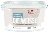 CLAYTEC Grundierung DIE WEISSE ohne K&ouml;rnung Lieferformen Eimer (5,0 L)