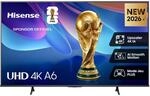 Hisense 55A6S TV 4K UHD 55 Zoll (139 cm), Smart TV HomeOS U9.5, Dolby Vision...