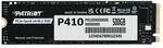 Patriot P410 500GB interne SSD - NVMe PCIe Gen 4x4 - M.2 2280 - Sequenzielle