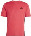 adidas Herren Workout Essentials Base 3-Stripes T-Shirt