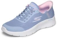 Skechers Damen Go Walk Flex Grand Entry Turnschuhe, Periwinkle Textile/Pink Trim, 36