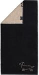 Caw&ouml; Handt&uuml;cher WE Love Dogs Companion 6248 Schwarz-Beige - 93