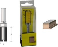 Famag HM-Schablonen-Nutfr&auml;ser (D16 / B25,4 / Gesamtl&auml;nge 63 mm/Schaft- 8 mm,