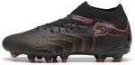 PUMA Unisex Future 9 PRO FG/AG Fu&szlig;ballschuh, schwarz-leuchtendes Rot, Starkes Grau,