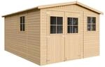 Gartenhaus Holz MIT IMPR&Auml;GNIERTEM Boden - Ger&auml;teschuppen mit Fenstern -