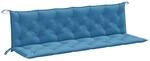 vidaXL Gartenbank-Auflagen 2 STK. Melange Blau 200x50x7 cm Stoff