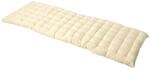 Homescapes Bankauflage 3-Sitzer Creme &ndash; Sitzkissen Bank Outdoor/Indoor,