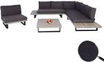 Mendler Garten-Garnitur mit Sessel HWC-H54, Lounge-Set Sofa, Spun Poly Akazie...