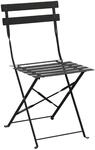 Bolero stalen stoelen zwart (Box 2), 800(H) x 387(W) x 471(D)mm