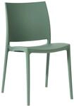 CLP Gartenstuhl stapelbar wetterfest Meton, Gartensessel mit Lehne...