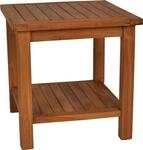 MiaM&ouml;bel Gartentisch 50x50x50 cm Gartenm&ouml;bel Outdoor Modern Massivholz Teak...