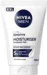 NIVEA MEN Sensitive Moisturiser, 24h Feuchtigkeitscreme f&uuml;r empfindliche