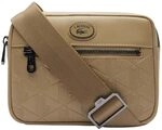 Lacoste - Reportertasche Nomogramme, Leder (Einheitsgr&ouml;&szlig;e) (Beige)