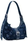 Desigual Schultertasche Umh&auml;ngetasche Curio Denim Margot Bag Denim Dark Blue blau