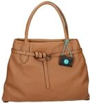 Gabs Leder Schultertasche Umh&auml;ngetasche Elif TG Shoulder Bag Camoscio hellbraun