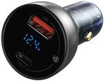 Baseus Car Charger Particular Digital Display C+U, PD 3.0 QC 4.0+, SCP, PPS,...