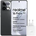 realme Smartphone 16 Pro+ 5G 512 GB 12 GB Master Grey INT+NFC RMX5131 EU