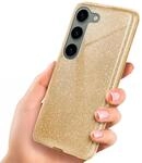 ONEFLOW Glitter Case f&uuml;r Samsung Galaxy S23 Glitzer Handyh&uuml;lle mit...