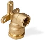 Caleffi Wand-Winkelverschraubung 869 Messing 25 x 1/2" IG 869425