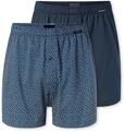 Schiesser Herren 2 Pack Boxershorts Baumwolle Jersey weich Multipack - Jerseyboxer