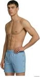 Calvin Klein Herren Badehose Medium Drawstring Core mit Tunnelzug, Blau (Gulf Blue),