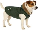 Flamingo Hundemantel Winter &ndash; Kimo Gr&uuml;n &ndash; XS 35cm &ndash; warm & modisch &ndash;