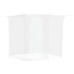 vidaXL Moskitonetz zum Aufh&auml;ngen 156 Mesh Wei&szlig; 220x150x180 cm
